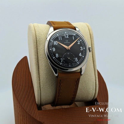 Omega Vintage Cadran Noir | Réf. 2900-1 | Cal. 267 (30T2) | Année 1956 | Révisée 