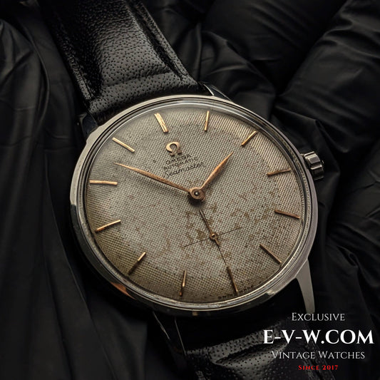 Omega Seamaster Automatique à Massue / Vintage 1954 / Réf. 2807-1 / Cal. 332 / Cadran nid d'abeille vintage