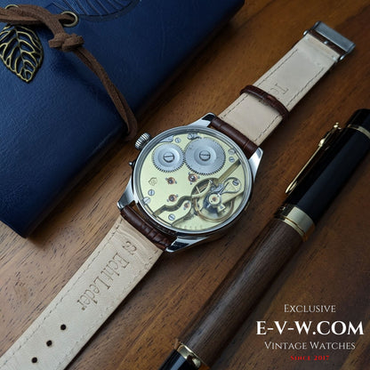 Mouvement de montre de poche IWC Schaffhausen Jumbo (calibre 52), datant de 1893 et ​​vieux de 131 ans.