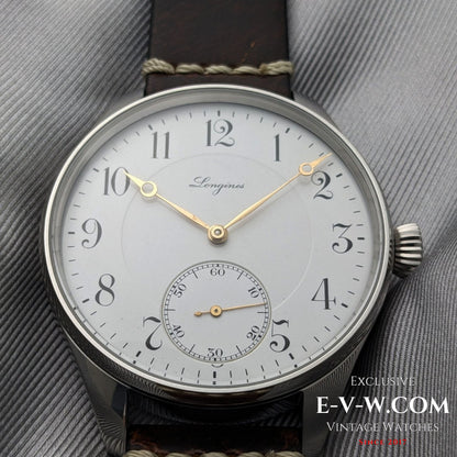 Longines ancienne de 117 ans (conversion de 1908) | Cadran en émail | Révisée 