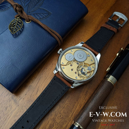 Mouvement de montre de poche Longines Jumbo antique de 1916 (calibre 19.74N), datant de 1916.