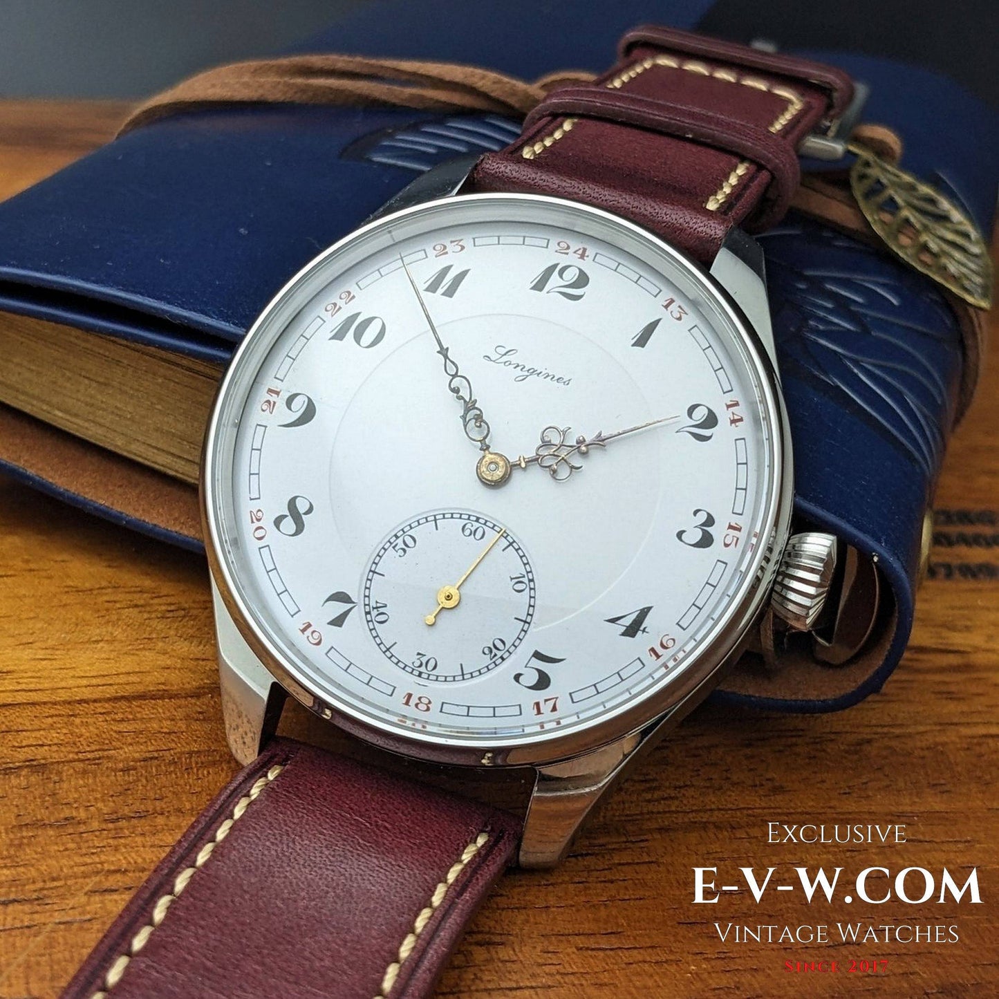 Montre Longines ancienne de 1908, cadran émaillé / Révisée 