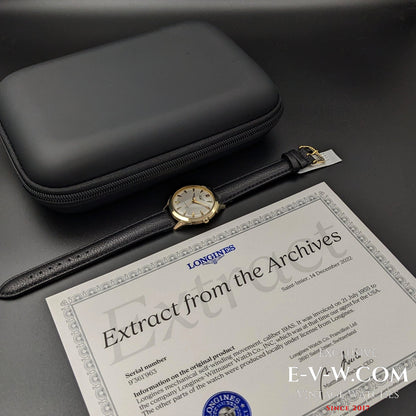 Longines Automatique Plaqué Or / Cal. 19AS / Millésime 1955 - Extrait des Archives Longines