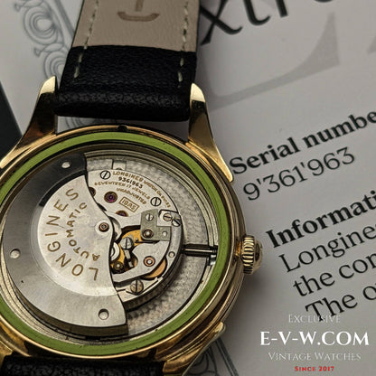 Longines Automatique Plaqué Or / Cal. 19AS / Millésime 1955 - Extrait des Archives Longines