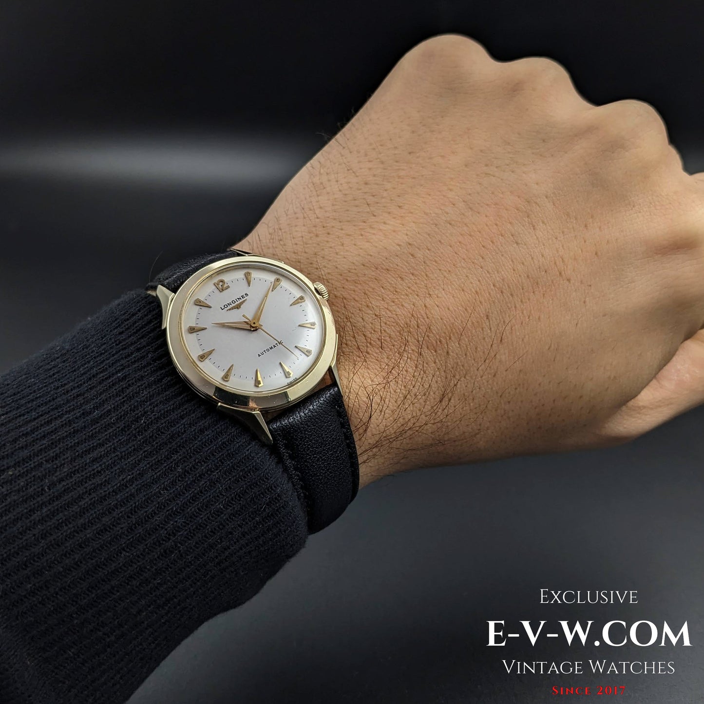 Longines Automatique Plaqué Or / Cal. 19AS / Millésime 1955 - Extrait des Archives Longines