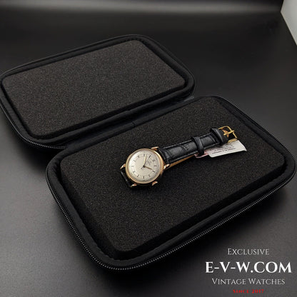 Rare Omega à cadran sectoriel / Automatique à masselottes / Or 18 carats / Cal. 351 / Vintage 1950