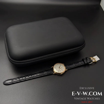 Rare Omega à cadran sectoriel / Automatique à masselottes / Or 18 carats / Cal. 351 / Vintage 1950