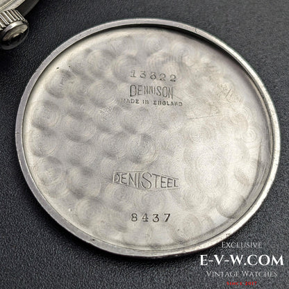 Omega à cadran sectoriel / Réf. 30T2 / Calibre 265 (famille 30T2) / Boîtier Dennison rare / Vintage 1950