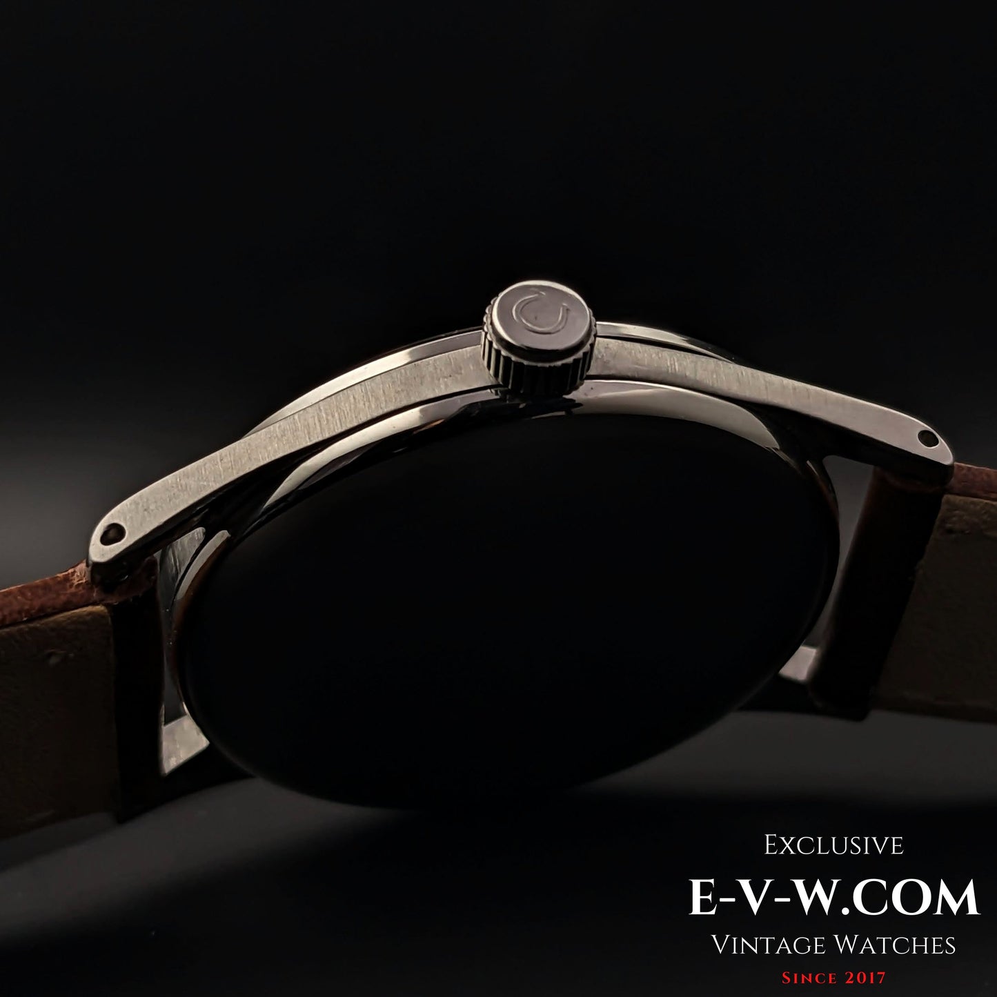 Omega à cadran sectoriel / Réf. 30T2 / Calibre 265 (famille 30T2) / Boîtier Dennison rare / Vintage 1950