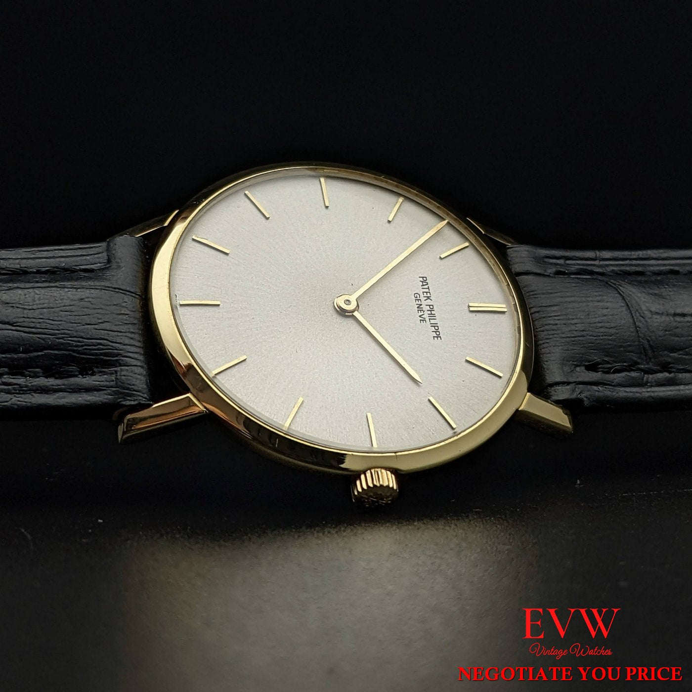 Patek Philippe Calatrava 18K Gold Vintage Watch , calibre 175,ref. 3520