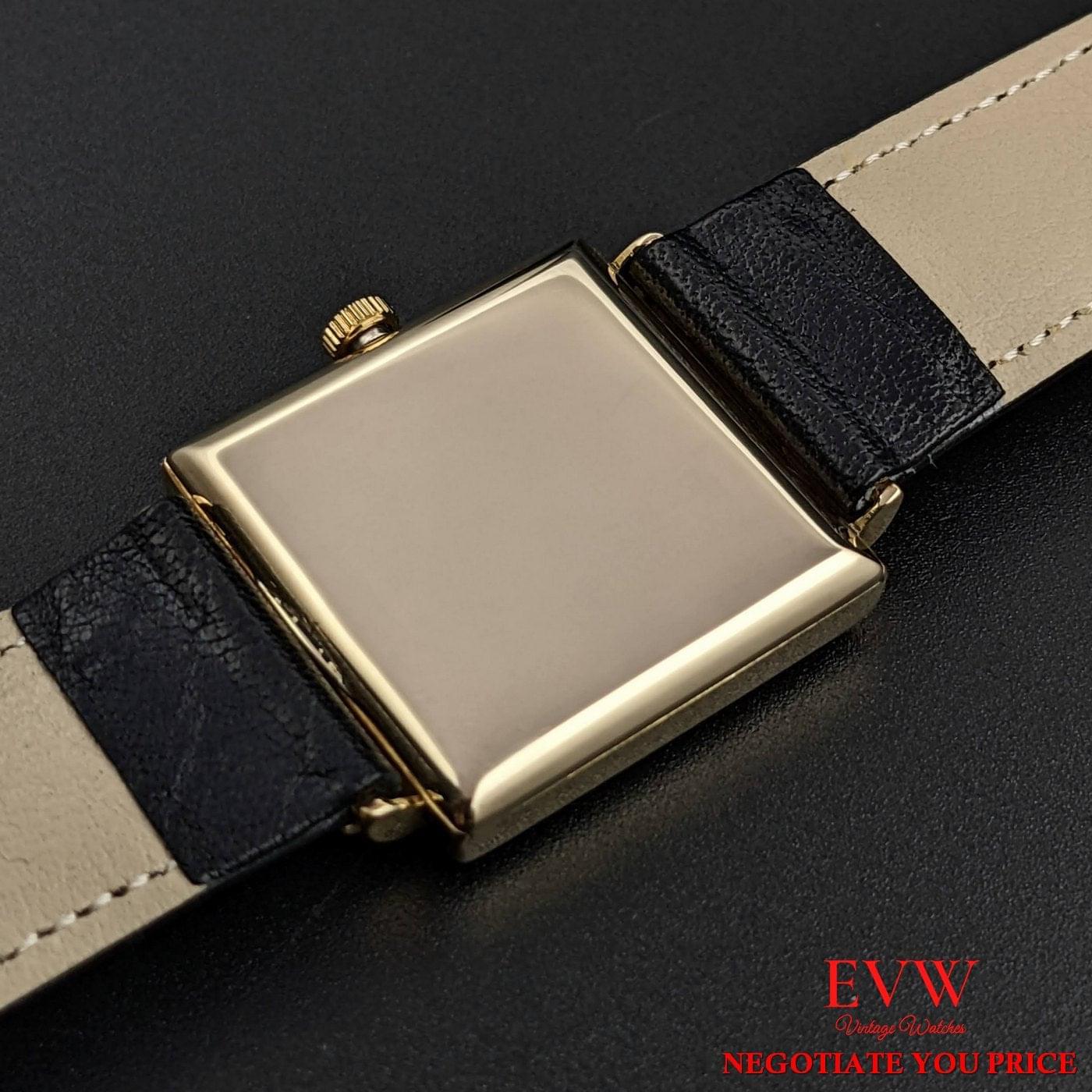 Montre Longines ancienne en or 14 carats de 1941 / Extrait des archives Longines / Entièrement révisée 