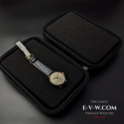 Montre Zenith Bumper Automatique Vintage 1960 / Or rose 18 carats - Cal. 133.8 / Entièrement révisée 