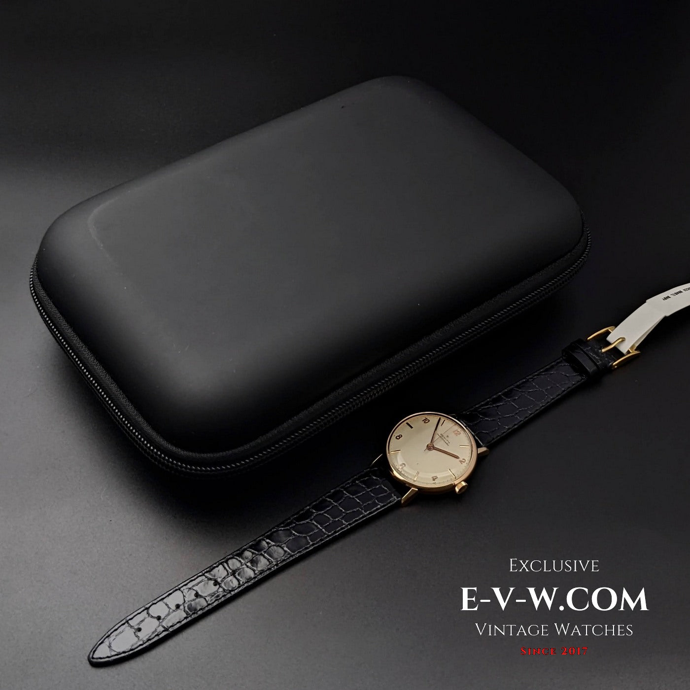 Montre Zenith Bumper Automatique Vintage 1960 / Or rose 18 carats - Cal. 133.8 / Entièrement révisée 