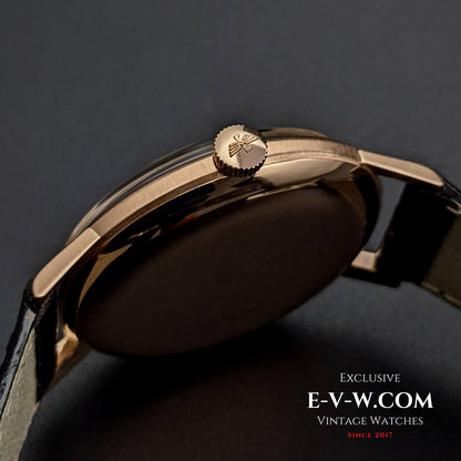 Montre Zenith Bumper Automatique Vintage 1960 / Or rose 18 carats - Cal. 133.8 / Entièrement révisée 