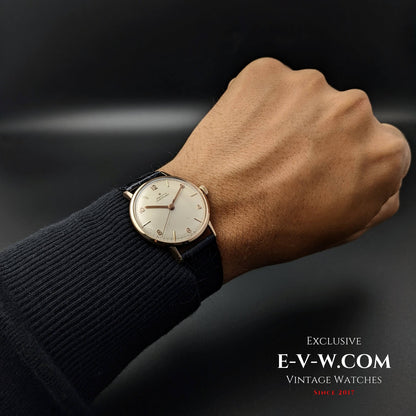 Montre Zenith Bumper Automatique Vintage 1960 / Or rose 18 carats - Cal. 133.8 / Entièrement révisée 