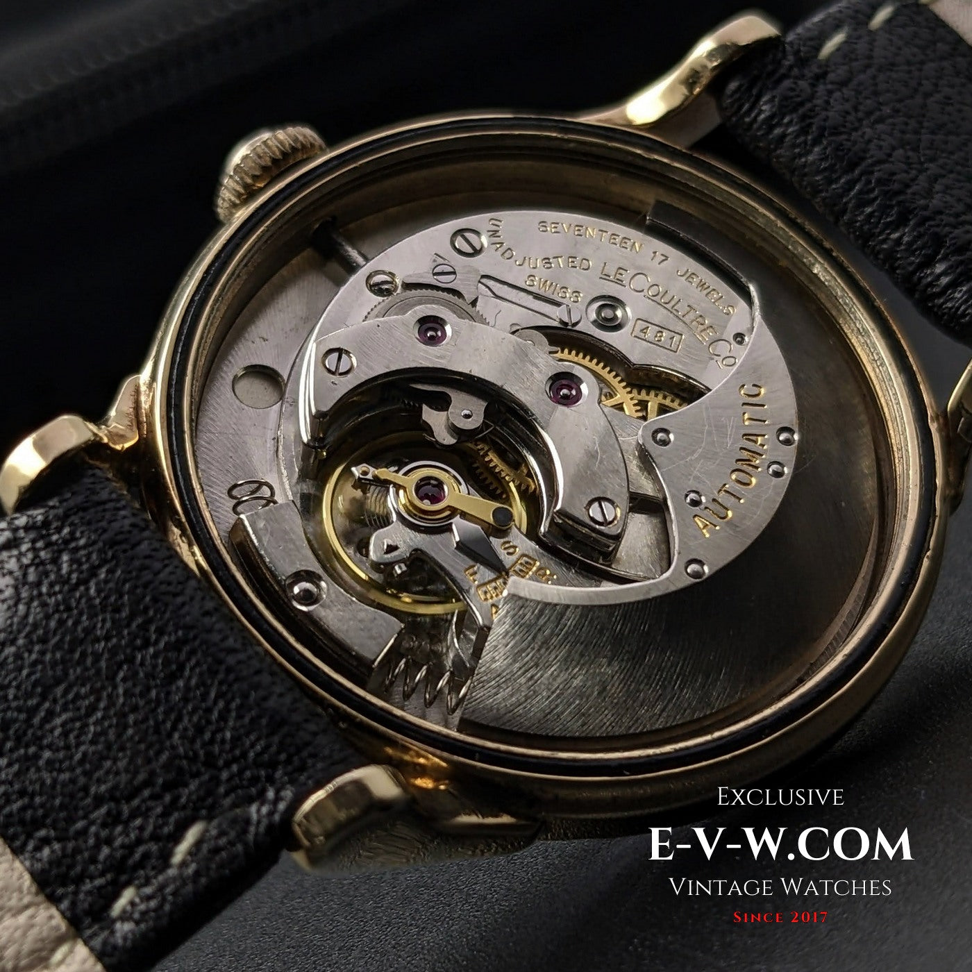 Jaeger-LeCoultre Power Reserve Bumper Automatic Gold Plated - Cal.481 - Vintage années 1950 