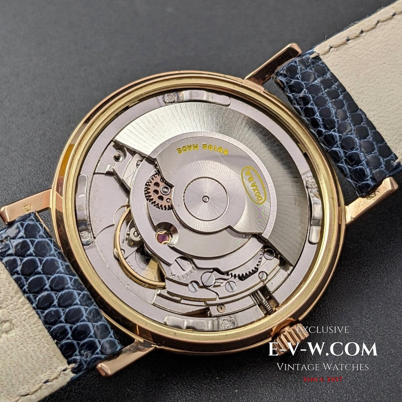 Montre automatique Doxa en or rose 14 carats - Cal. 118 - Vintage années 1960 