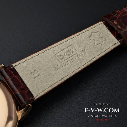 Montre IWC Schaffhausen unique en or rose 18 carats / Cal. 88 / Vintage 1946 / Entièrement révisée 