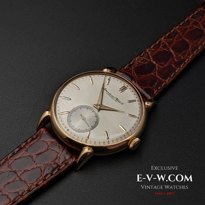 Montre IWC Schaffhausen unique en or rose 18 carats / Cal. 88 / Vintage 1946 / Entièrement révisée 