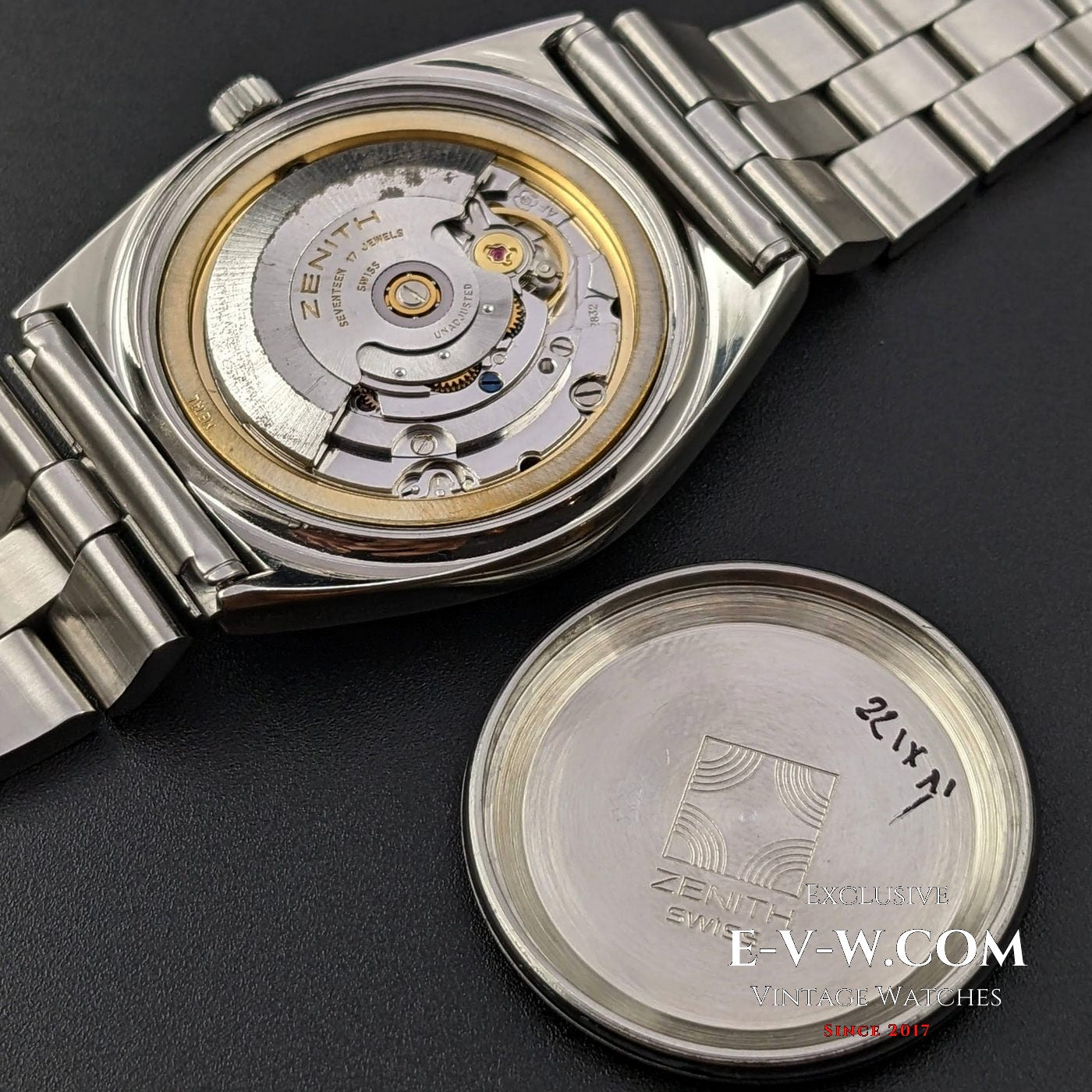 Zenith DEFY SURF Automatique / Jumbo 38 mm / Réf. 01.0060.345 / Cal. 2832 / Années 1970 / Entièrement révisée