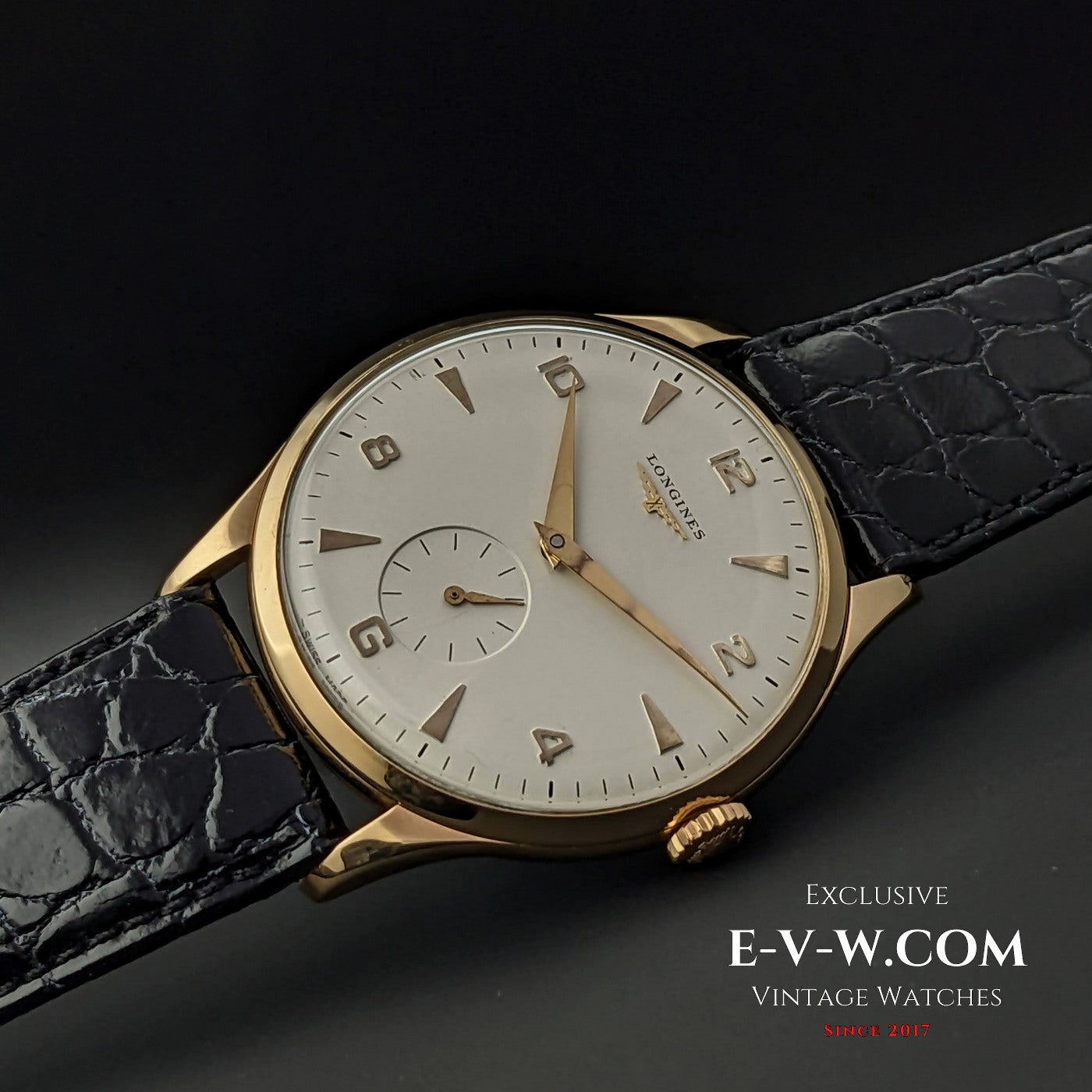 Longines Or 18 carats / Jumbo surdimensionné 37,5 mm / Calibre 12,68Z / Vintage 1956 / Entièrement révisée