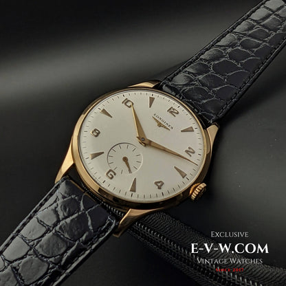 Longines Or 18 carats / Jumbo surdimensionné 37,5 mm / Calibre 12,68Z / Vintage 1956 / Entièrement révisée