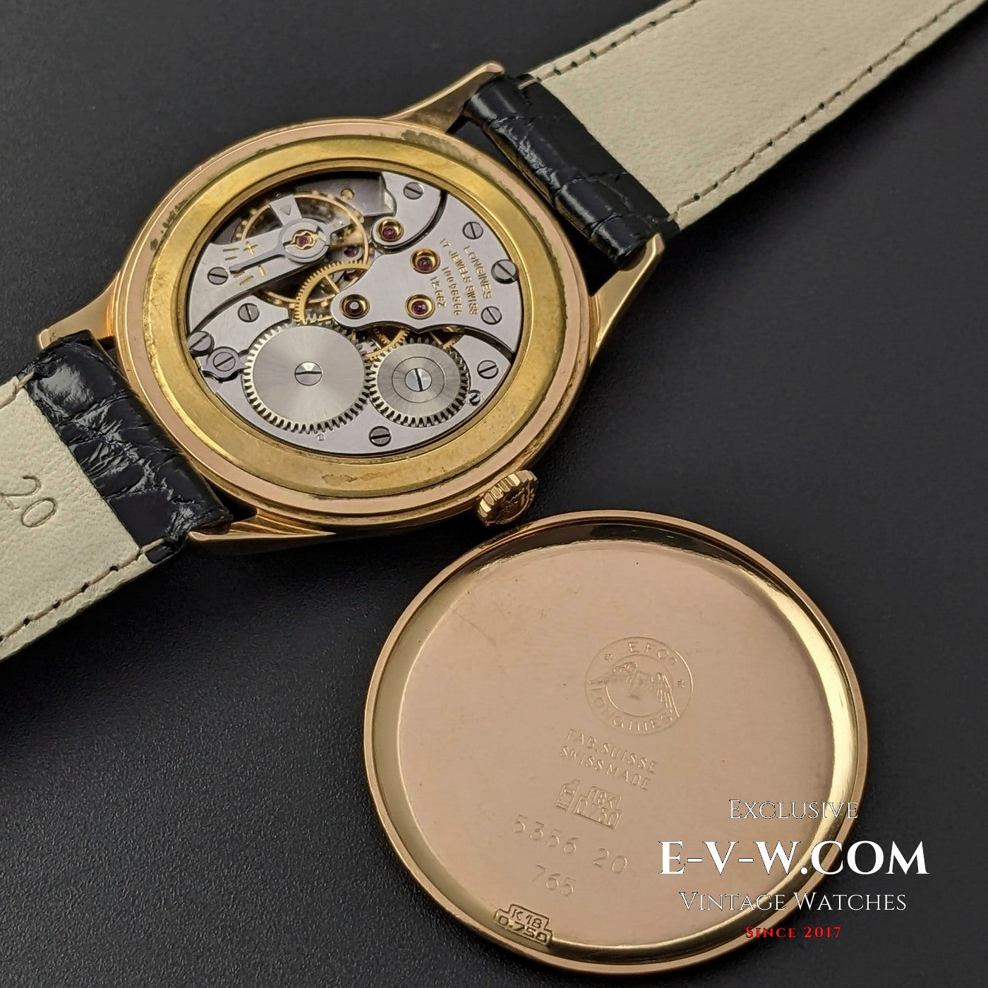 Longines Or 18 carats / Jumbo surdimensionné 37,5 mm / Calibre 12,68Z / Vintage 1956 / Entièrement révisée