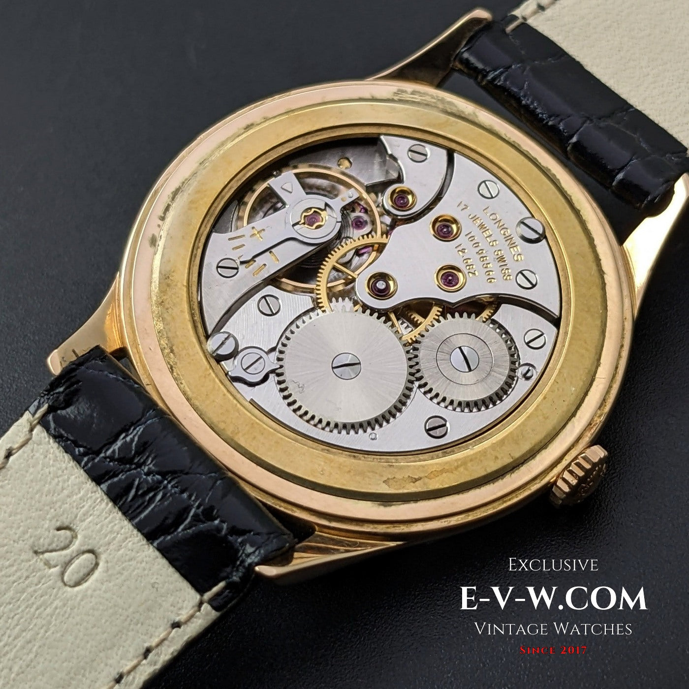 Longines Or 18 carats / Jumbo surdimensionné 37,5 mm / Calibre 12,68Z / Vintage 1956 / Entièrement révisée