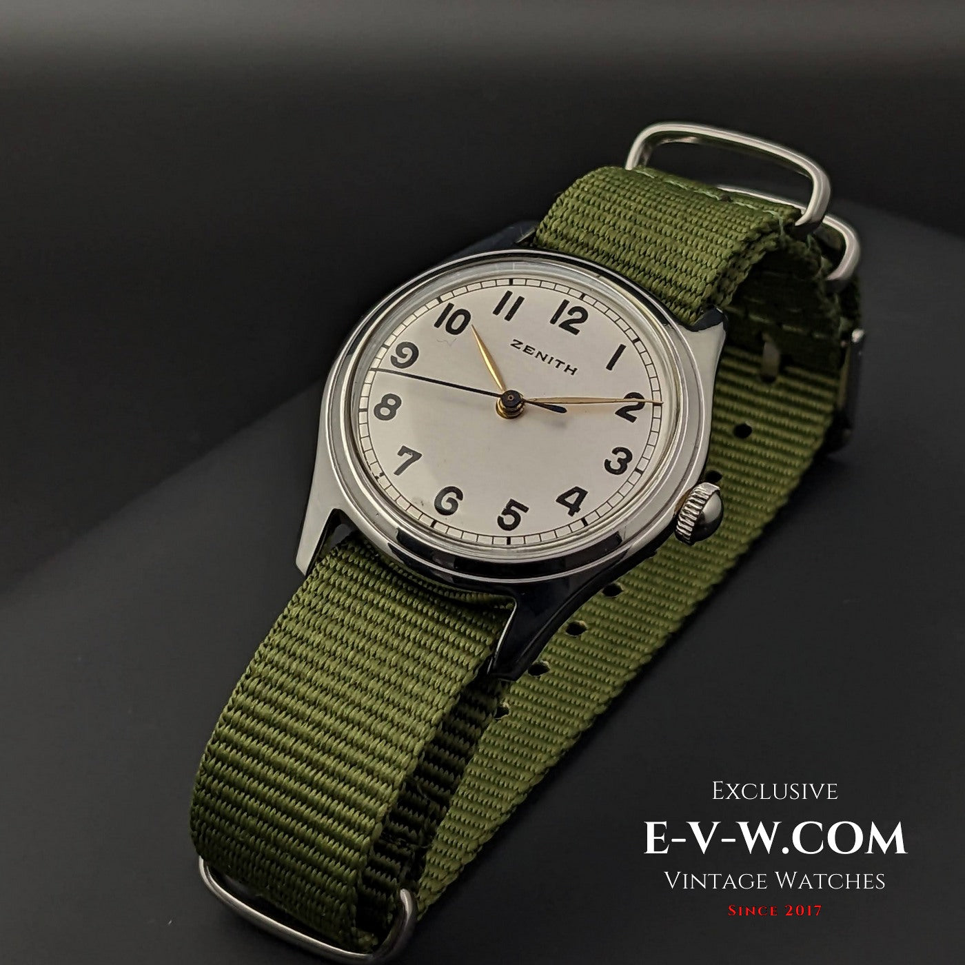 Arme Zenith Military Design / Calibre 160-50-6 / Années 1950 / Entièrement révisée