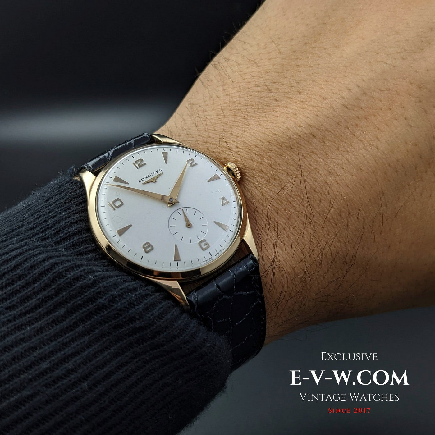 Longines Or 18 carats / Jumbo surdimensionné 37,5 mm / Calibre 12,68Z / Vintage 1956 / Entièrement révisée