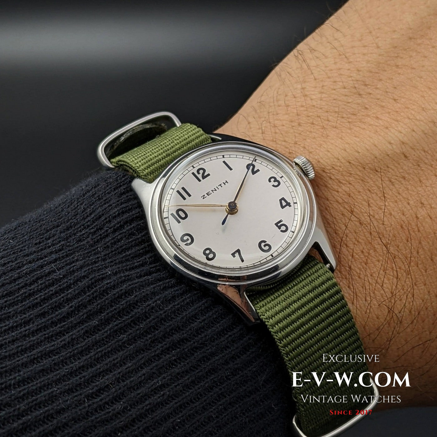 Arme Zenith Military Design / Calibre 160-50-6 / Années 1950 / Entièrement révisée