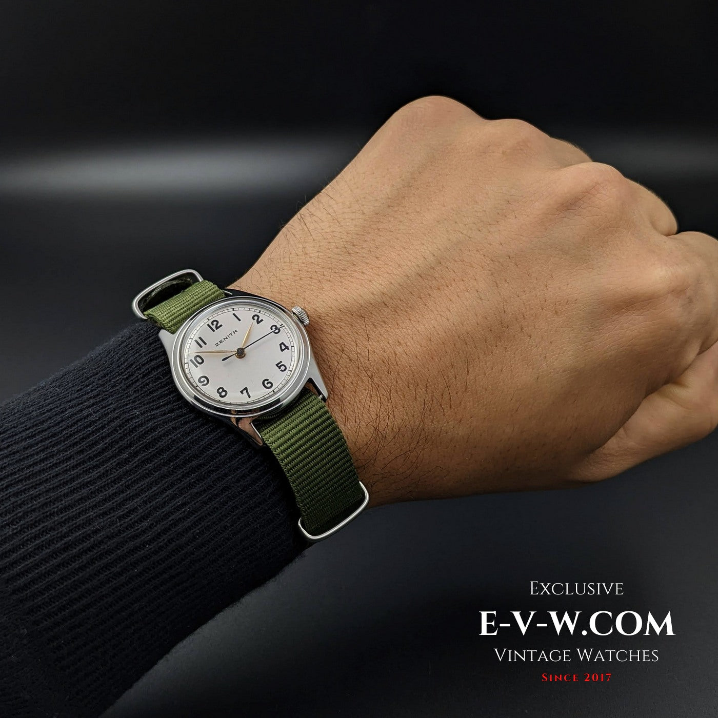 Arme Zenith Military Design / Calibre 160-50-6 / Années 1950 / Entièrement révisée