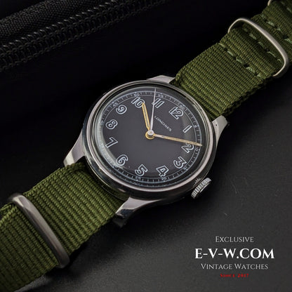 Longines Military Seconde Guerre mondiale / Modèle années 1940 / Calibre 12,68N / Entièrement révisée