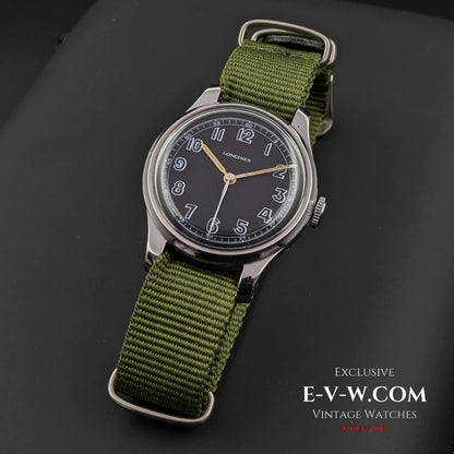 Longines Military Seconde Guerre mondiale / Modèle années 1940 / Calibre 12,68N / Entièrement révisée