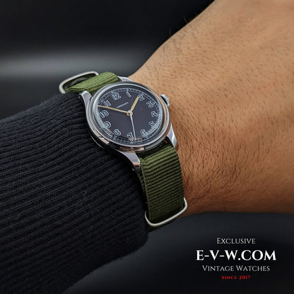 Longines Military Seconde Guerre mondiale / Modèle années 1940 / Calibre 12,68N / Entièrement révisée