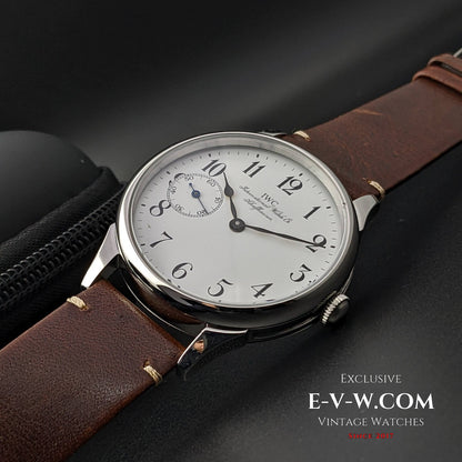 Mouvement IWC Schaffhausen Antique 1929 / Conversion de montre de poche / Calibre 73 - Montre de mariage / Entièrement révisée