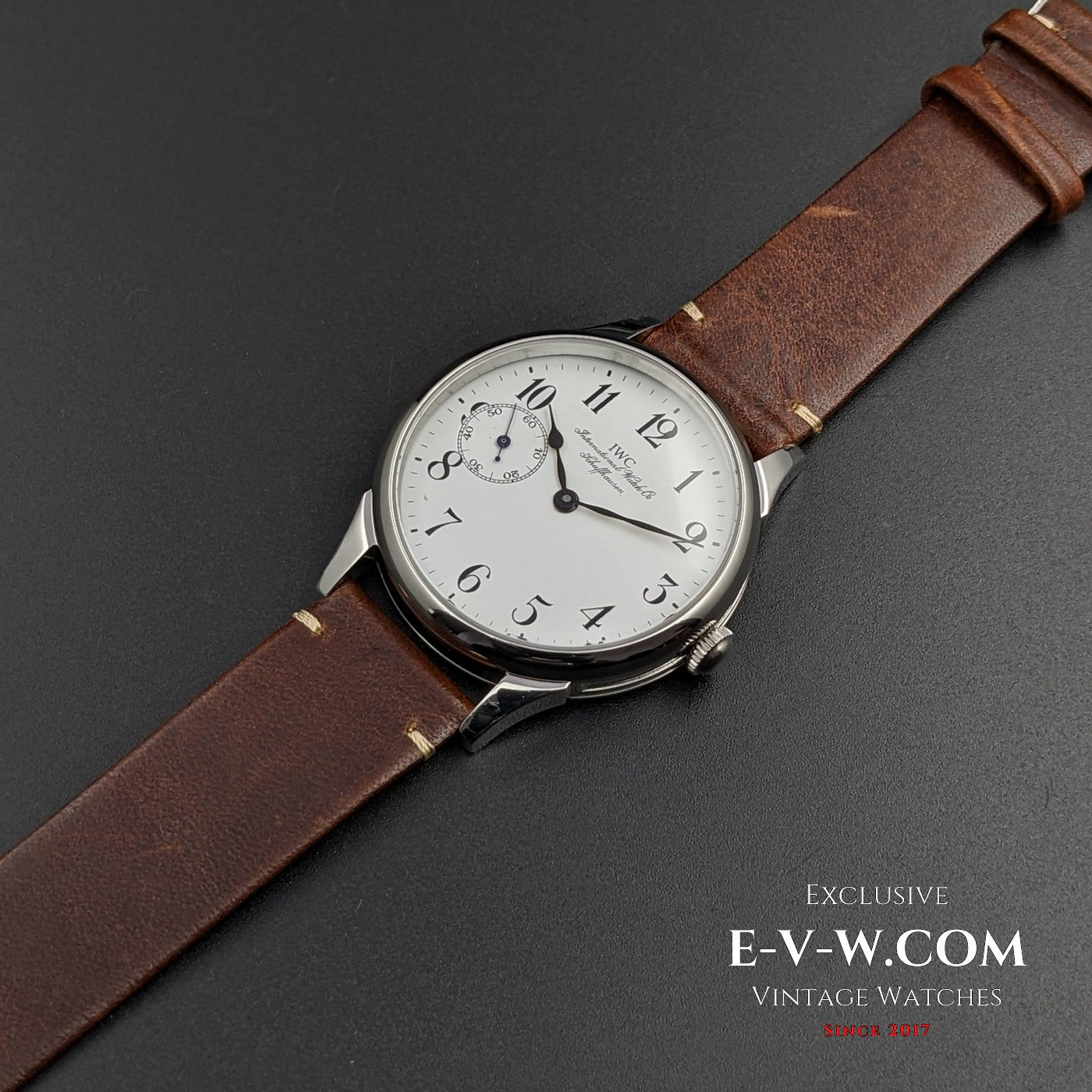 Mouvement IWC Schaffhausen Antique 1929 / Conversion de montre de poche / Calibre 73 - Montre de mariage / Entièrement révisée