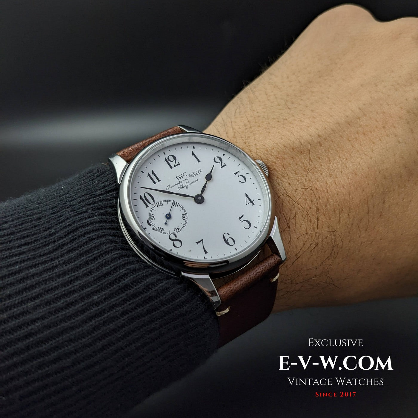 Mouvement IWC Schaffhausen Antique 1929 / Conversion de montre de poche / Calibre 73 - Montre de mariage / Entièrement révisée