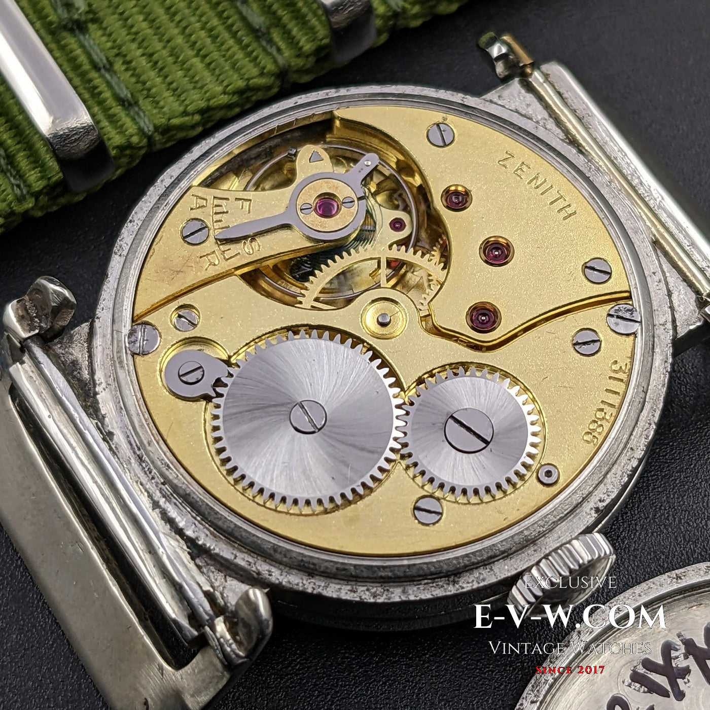 Zenith Military WWII / cal. 12-4 / Vintage 1938