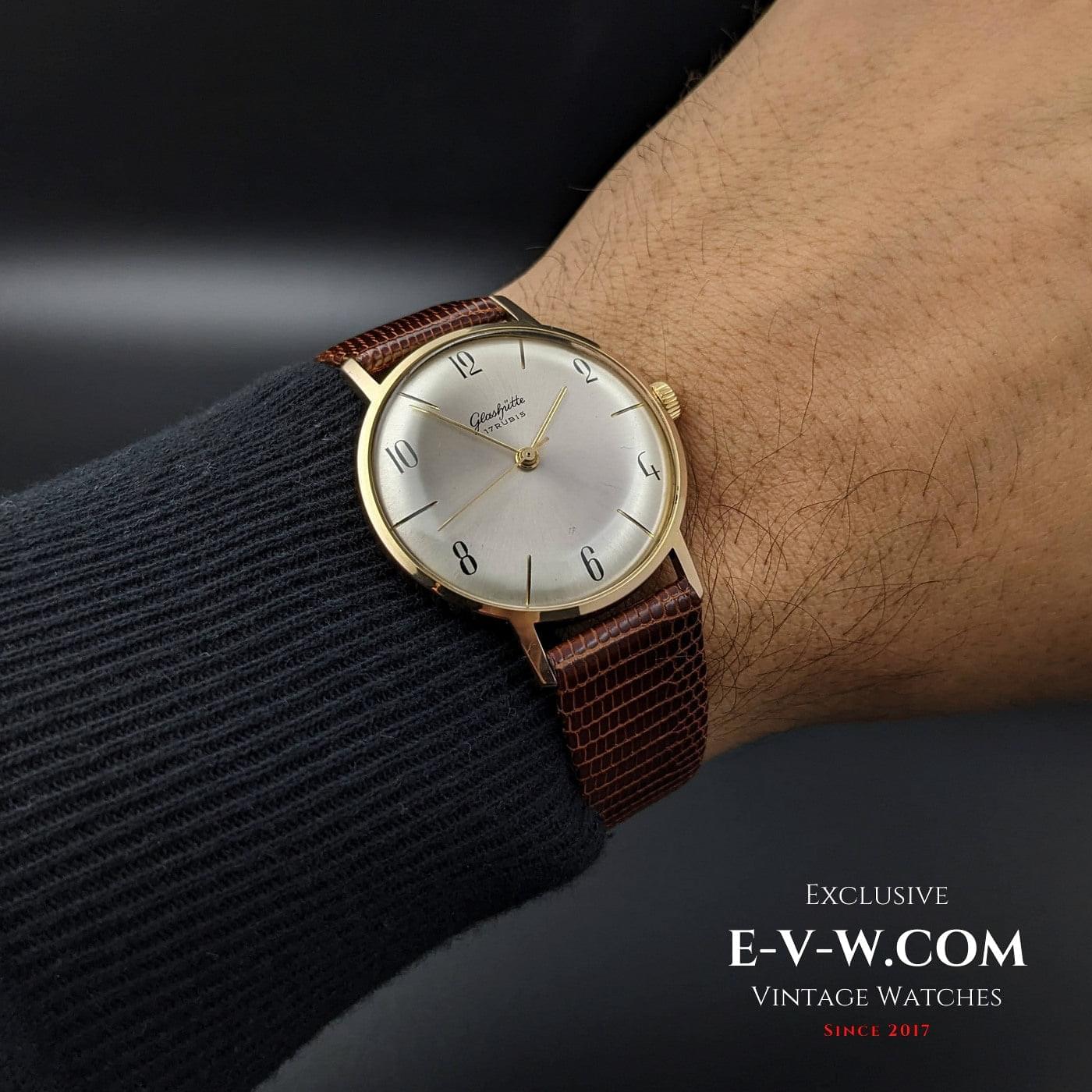 GUB Glashütte 17 rubis cal. 70.1 / Vintage années 1960 / Entièrement révisée 