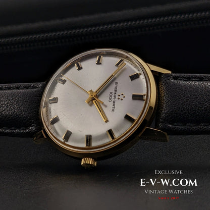 Eterna Matic 1000 Automatique Vintage des années 1960 avec autocollant d'origine