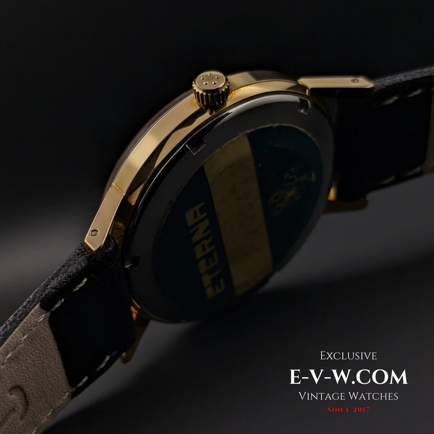 Eterna Matic 1000 Automatique Vintage des années 1960 avec autocollant d'origine