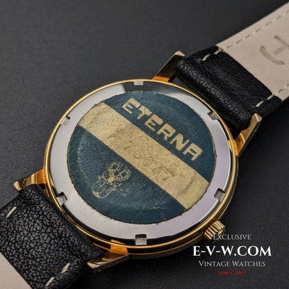 Eterna Matic 1000 Automatique Vintage des années 1960 avec autocollant d'origine