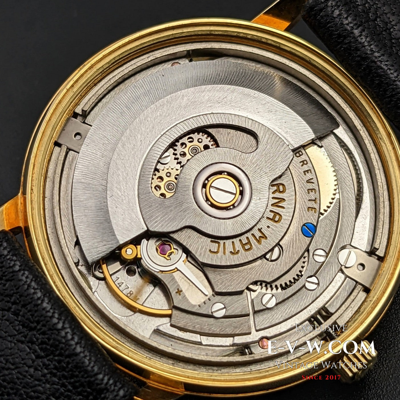 Eterna Matic 1000 Automatique Vintage des années 1960 avec autocollant d'origine