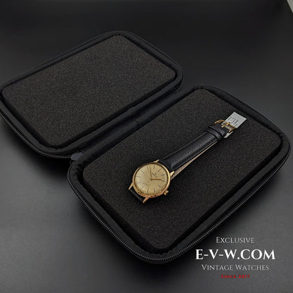 Zenith Unique Or massif 18 carats / Cadran guilloché / Calibre 2531 / Vintage années 1960 / Entièrement révisée