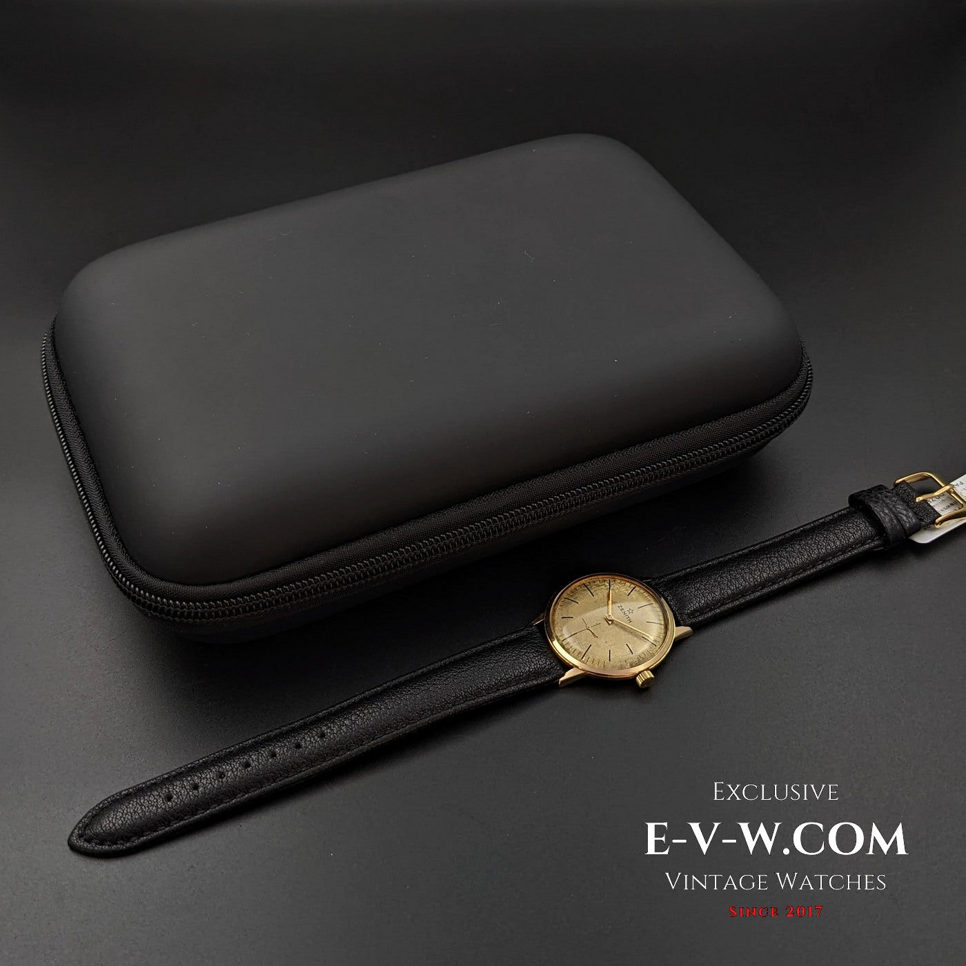 Zenith Unique Or massif 18 carats / Cadran guilloché / Calibre 2531 / Vintage années 1960 / Entièrement révisée