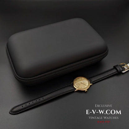 Zenith Unique Or massif 18 carats / Cadran guilloché / Calibre 2531 / Vintage années 1960 / Entièrement révisée