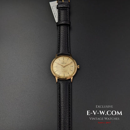 Zenith Unique Or massif 18 carats / Cadran guilloché / Calibre 2531 / Vintage années 1960 / Entièrement révisée