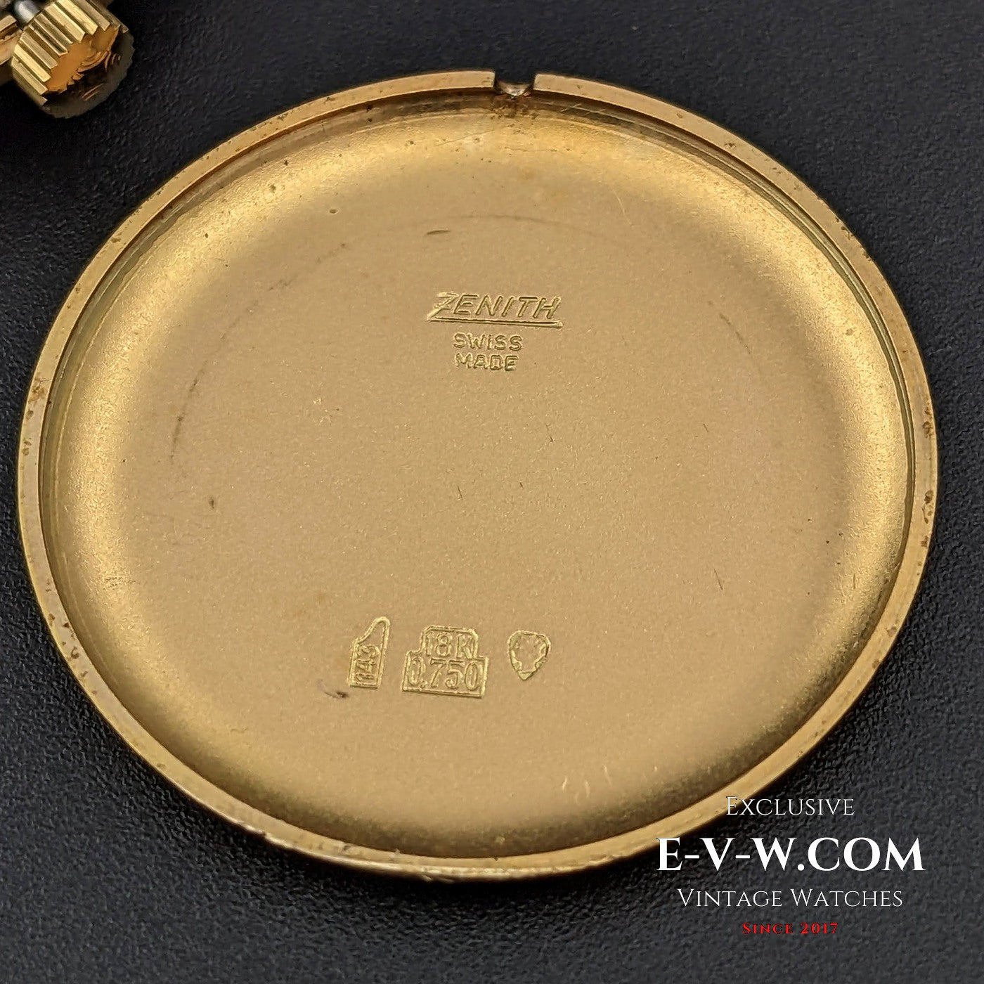 Zenith Unique Or massif 18 carats / Cadran guilloché / Calibre 2531 / Vintage années 1960 / Entièrement révisée