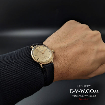 Zenith Unique Or massif 18 carats / Cadran guilloché / Calibre 2531 / Vintage années 1960 / Entièrement révisée